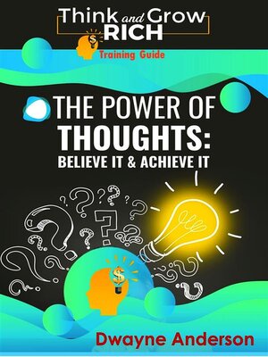 cover image of The Power of Thoughts--Believe it & Achieve it